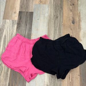 Aerie gauze linen shorts